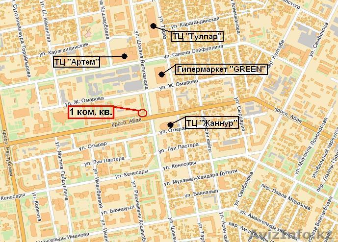 Сдам 1 ком. меблированную кв. на пр. Абая уг. ул. Валиханова - Изображение #1, Объявление #195154