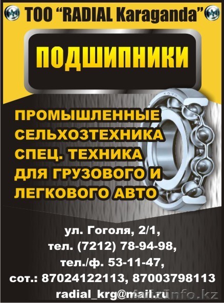 ТОО "RADIAL Karaganda" - Изображение #1, Объявление #337002
