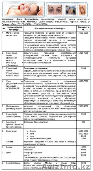 услуги косметолога, татуажиста - Изображение #1, Объявление #727654