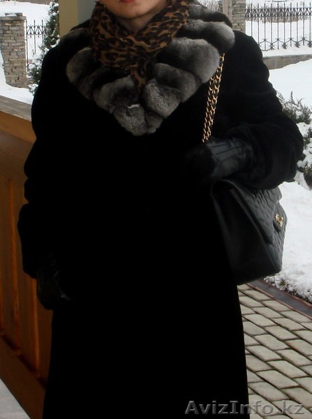 Срочно! Недорого! Итальянская шуба: стриженная норка,воротник:шиншилла - Изображение #1, Объявление #804965