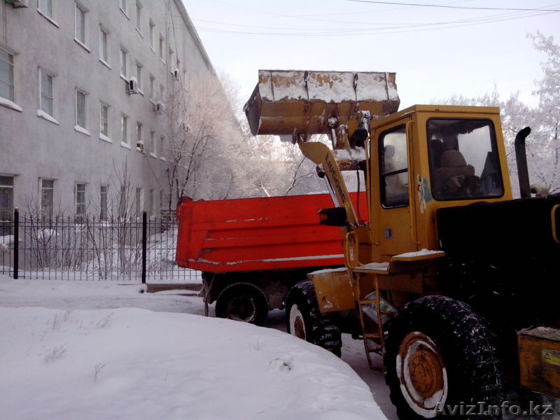 Услуги погрузчика, уборка снега, мусора - Изображение #1, Объявление #852741