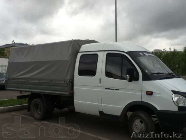 Грузоперевозки, Газель-фермер 6 мест, грузоподъемность 1,5 тонны, тентованная.  - Изображение #1, Объявление #906625