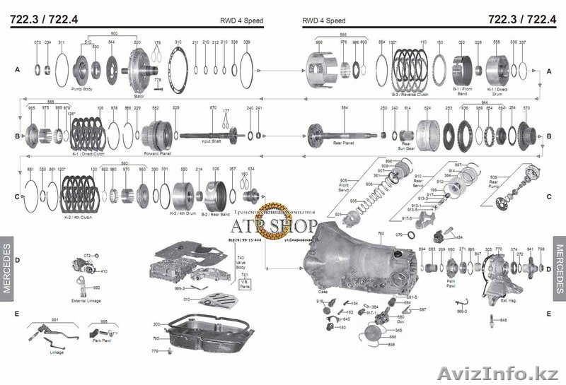 запчасти на коробку автомат - Изображение #1, Объявление #969882