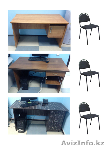 Срочно! Не дорого! Продается 3 офисных стола + 3 офисных стула!  - Изображение #1, Объявление #1025217