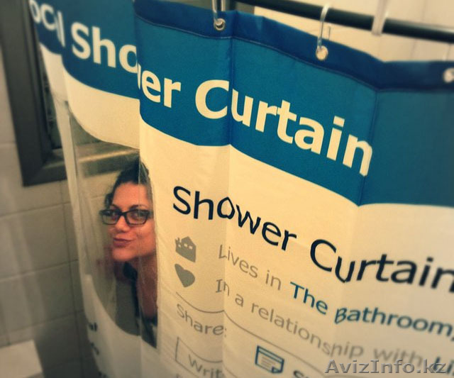   Новинка – тканевая шторка для ванны Фейсбук / Facebook - Изображение #1, Объявление #1034567