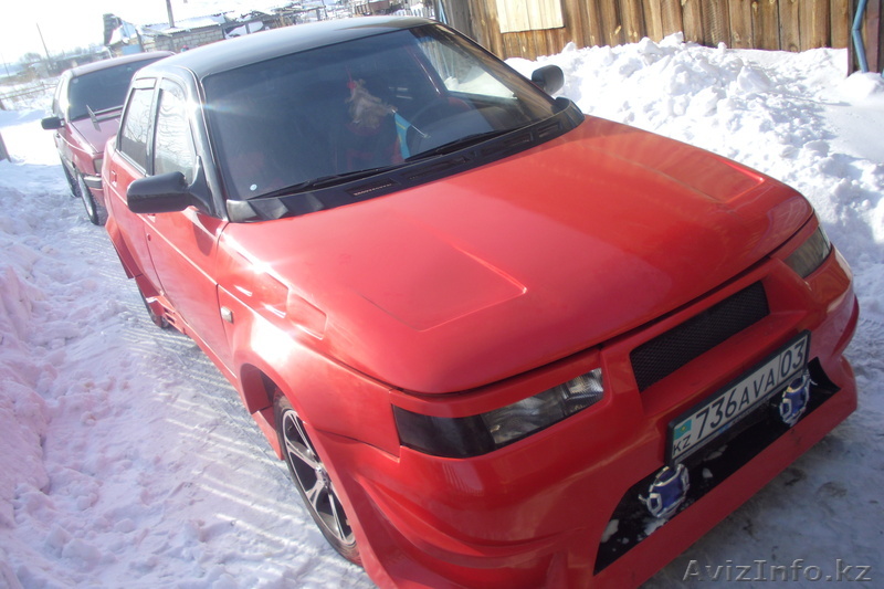 ВАЗ 2110. красный автомобиль - Изображение #1, Объявление #1043738