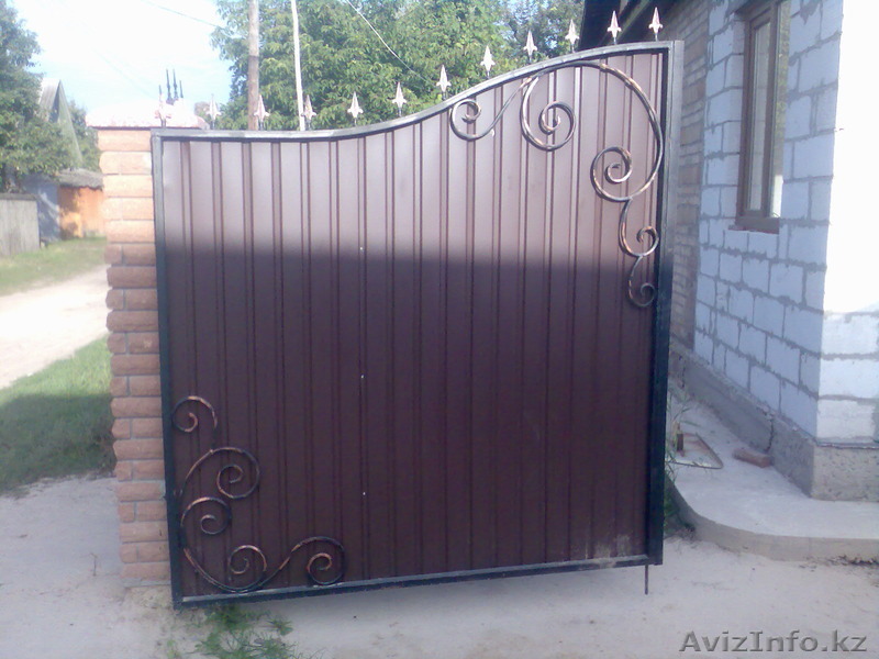 изготовление металлических ворот - Изображение #1, Объявление #1094008