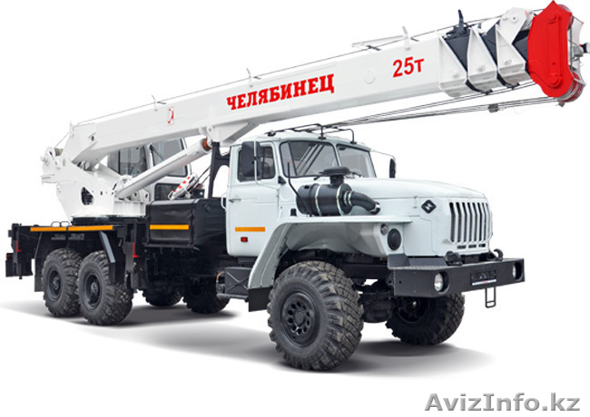 Автокран челябинец кс-55732 на шасси Урал - Изображение #1, Объявление #1086428