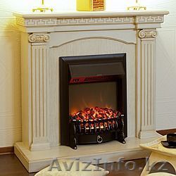 Портал Афина бежевый с золотой патиной под эл. вставку Panoramic 33 - Изображение #1, Объявление #1187987