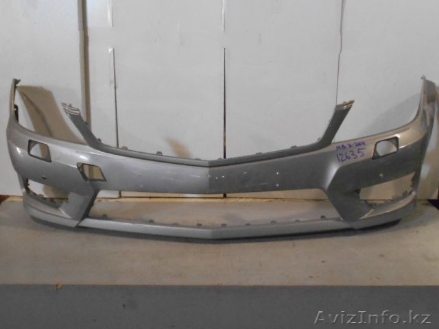 Бампер передний Mercedes-Benz W204 AMG, под парктроник и омыватель - Изображение #1, Объявление #1196295