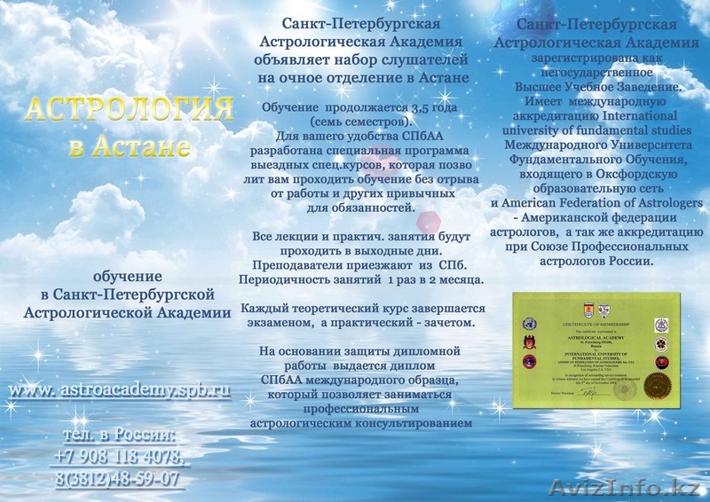 филиал Санкт-Петербургская Астрологическая Академия - Изображение #1, Объявление #1249819