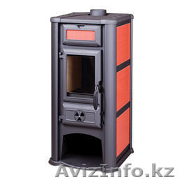 Печь-камин Lederata красная - Изображение #1, Объявление #1252161