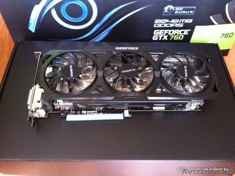 Gigabyte geforce gtx760 2gb (gv-n760oc-2gd (rev. 2.0)) - Изображение #1, Объявление #1371803