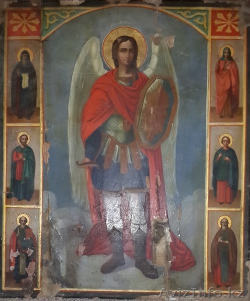 Икона Архангел Михаил, 46х54 см - Изображение #1, Объявление #1398452