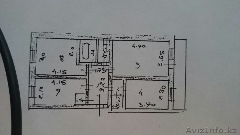 продам 3х ком квартиру 65кв м ,рассмотрю обмен - Изображение #1, Объявление #1389841
