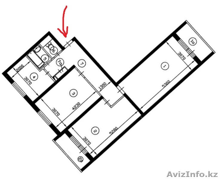 Продам 3-комн за 13млн в ЦЕНТРЕ - Изображение #1, Объявление #1405537