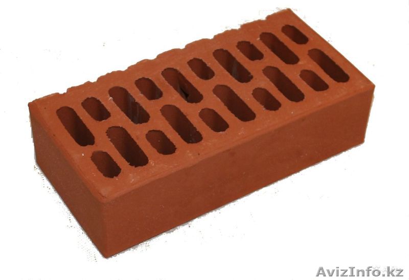 Кирпич керамический облицовочный одинарный пустотелый (морковь) - Изображение #1, Объявление #1434988