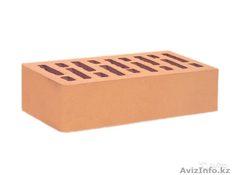 Кирпич керамический облицовочный одинарный пустотелый (персик) - Изображение #1, Объявление #1435005