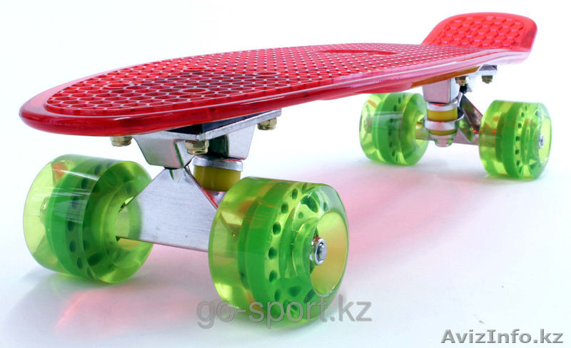 ПЛАСТБОРД (ПЕННИ БОРД) 22,5" TRANSPARENT - Изображение #1, Объявление #1513077