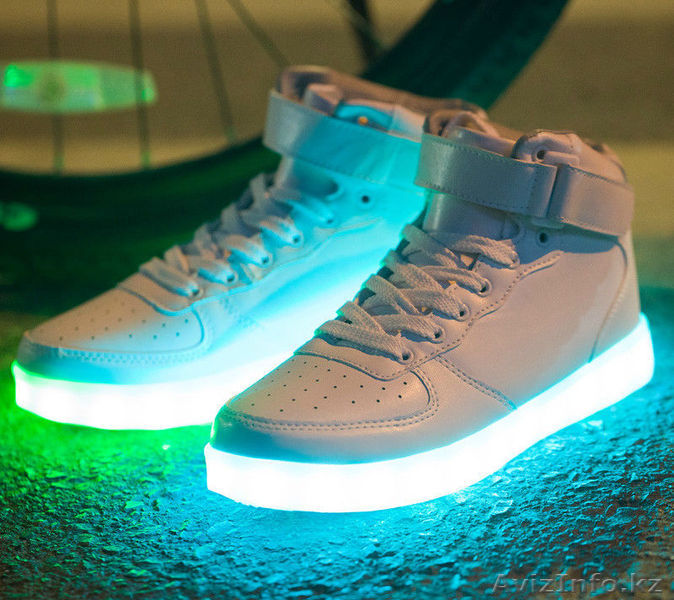 LED КРОССОВКИ СВЕТЯЩИЕСЯ , 8 режимов подсветки в Астане - Изображение #1, Объявление #1517489