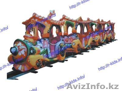 qH2 R-KIDS: Электрический поезд аттракцион для парков и торговых центров. KAP-01 - Изображение #1, Объявление #1553299