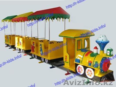 bCe R-KIDS: Электрический аттракцион паровозик для парков и торговых центров. KA - Изображение #1, Объявление #1553307