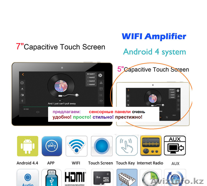 Мини умный дом, мультирум с сенсорными панелями, прост в управлении - Изображение #1, Объявление #1559504