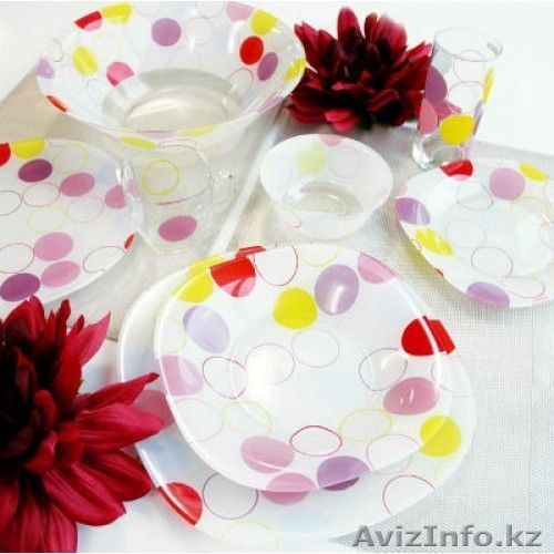 Сервиз Luminarc CARINE ZOOM WHITE, 26 пр. - Изображение #1, Объявление #1568214