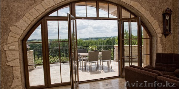 Дерево-алюминиевые окна из лиственницы - Изображение #1, Объявление #1599127