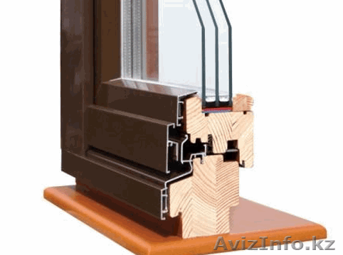 Деревянные окна из лиственницы Кокшетау - Изображение #1, Объявление #1599135