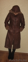 Продам дубленку с капюшоном, коричневый - Изображение #2, Объявление #167213