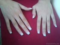 2000тенге наращивание ногтей акрилом. - Изображение #3, Объявление #627143