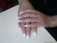 2000тенге наращивание ногтей акрилом. - Изображение #6, Объявление #627143