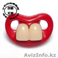 Прикольные соски-пустышки "Губы" анатомическая соска - Изображение #1, Объявление #883964