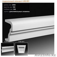 Подоконные элементы, наличник из полиуретана - Изображение #1, Объявление #973993