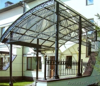 Кованые козырьки давно стали традиционным способом оформления парадного входа. - Изображение #2, Объявление #1046591