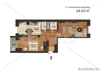 Шикарная квартира в ЖК Ак Отау. - Изображение #1, Объявление #1044005