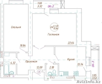 * ЖК "Коктал 2" 2ком.кв 75,86кв.м  - Изображение #3, Объявление #1189761