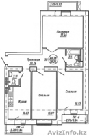 3 ком.кв 78,26кв.м ЖК "Адина" - Изображение #1, Объявление #1189744
