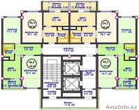 * ЖК  "Кутты мекен" 2ком.кв 46,3кв.м  - Изображение #2, Объявление #1189778