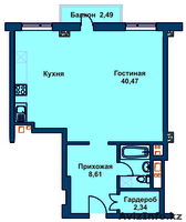 Жилой комплекс "Медина" 1 ком. 57,83 кв. - Изображение #2, Объявление #1210728
