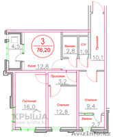 Продам 3-х комн квартиру ЖК Магистральный-3 - Изображение #4, Объявление #1204787