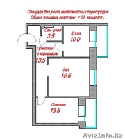 Продается 2-х комнатная квартира в ЖК Шанырак 2 - Изображение #2, Объявление #1236798