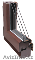 Европейские деревянные и дерево-алюминиевые окна от "Квин-Свиг Казахстан" - Изображение #1, Объявление #1303023