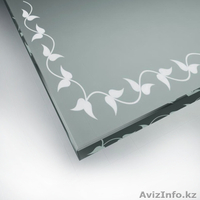 Обработка стекла и зеркал, фацет, рисунок, пескоструй, полки - Изображение #6, Объявление #1359876