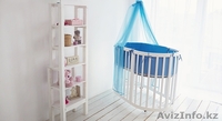 Овальная детская кроватка трансформер 6 в 1 - Изображение #2, Объявление #1376272