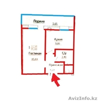Продам в Новом ГОТОВОМ Доме 1к=35м за 10,5млн.тг - Изображение #1, Объявление #1401349