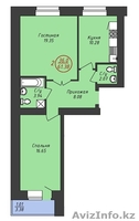 Лея Жасыл! Район Мечети Хазрет Султан! Двухкомнатная! - Изображение #1, Объявление #1495879