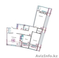 ЖК Жагалау 4! Трехкомнатная в Чистовой Отделке! - Изображение #1, Объявление #1495862
