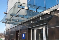 Стеклянные козырьки на заказ - Изображение #1, Объявление #1745280